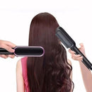 Tenha cabelos lisos & saudáveis: 2x mais rápido, 2x menos danos SLEEK PLUS | Escova Alisadora