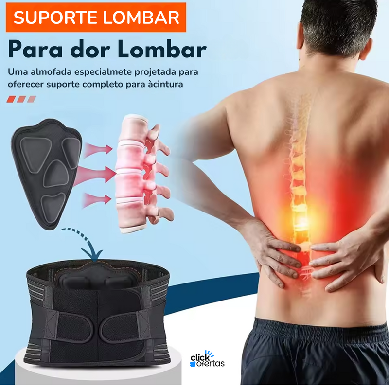 Suporte Lombar - PostureTech - Alivio das dores nas costas